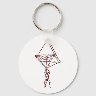 Chaveiro pára-quedas