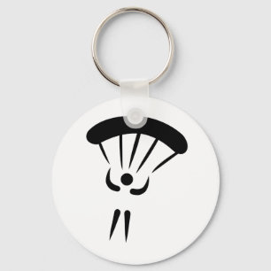 Chaveiro Pára-quedas de Skydiving