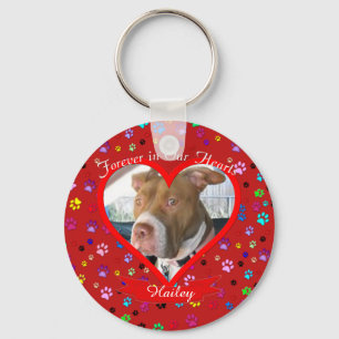 Chaveiro Para Sempre No Nosso Coração Pet Memorial