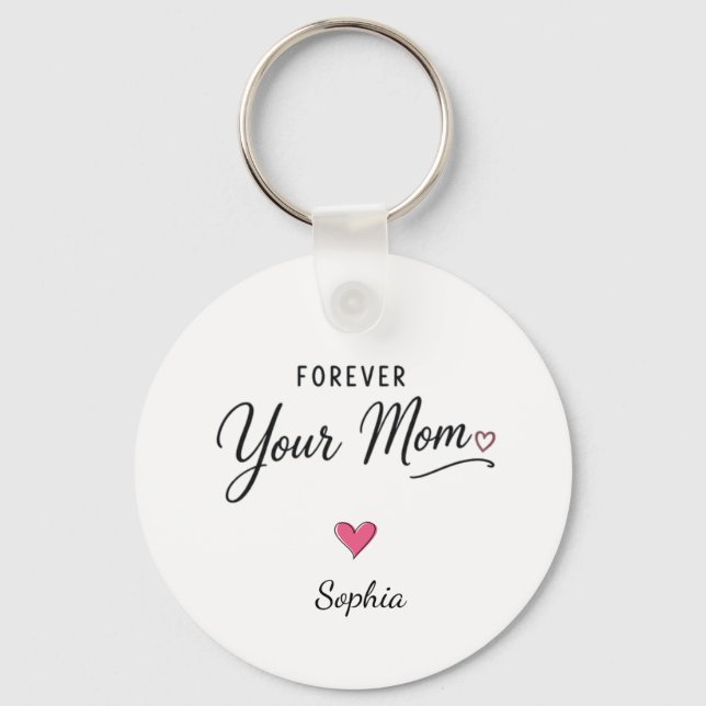 Chaveiro Para Sempre Sua Mãe (Frente)