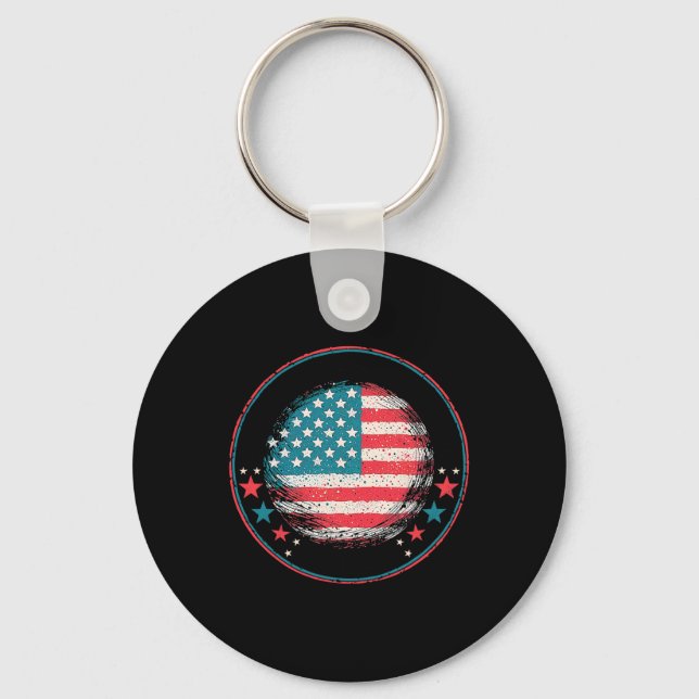 Chaveiro Para Trump 2024 U.A Flag1 (Frente)