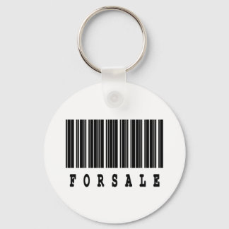Chaveiro para venda de código de barras design
