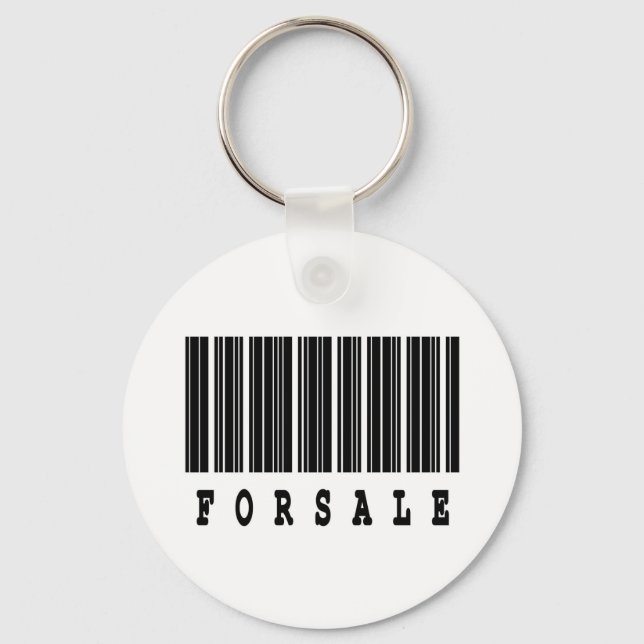 Chaveiro para venda de código de barras design (Frente)