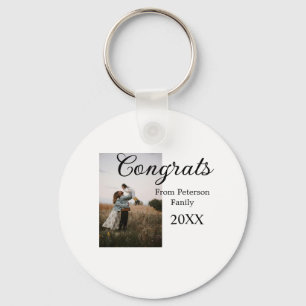 Chaveiro Parabéns congrats adicionar nome da família foto y