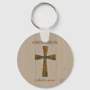 Chaveiro Parabéns de ordenação geral, Design de metal C
