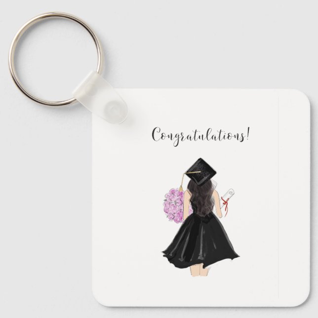 Chaveiro parabéns, graduado (Frente)