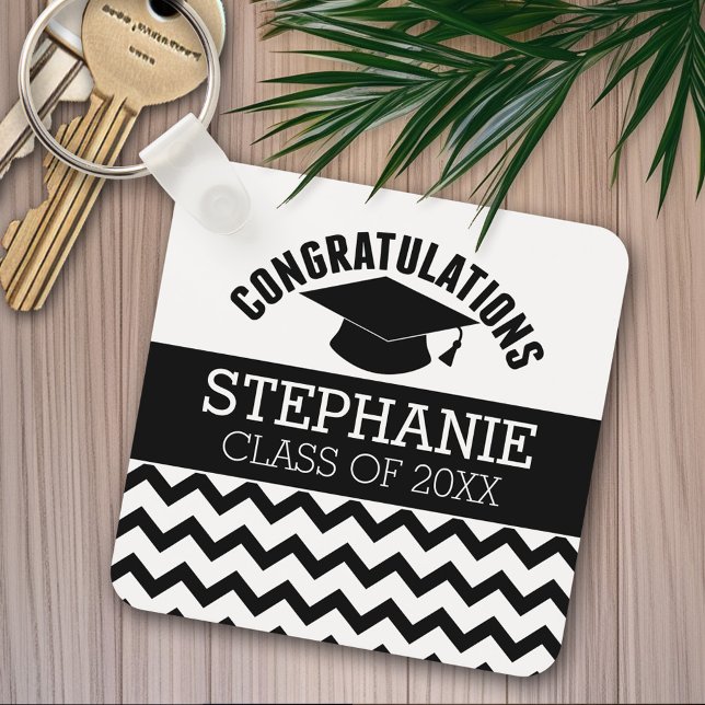 Chaveiro Parabéns Graduado - Formatura Personalizada (Personalized keychain - Congratulations Graduate)