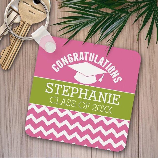 Chaveiro Parabéns Graduado - Formatura Personalizada (Personalized keychain - Congratulations Graduate)