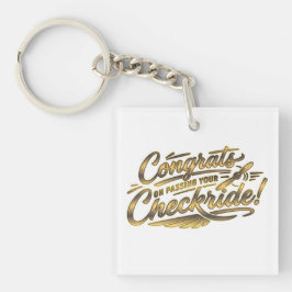Chaveiro Parabéns por passar na sua checkride!