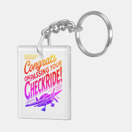 Chaveiro Parabéns por ter passado o cheque!