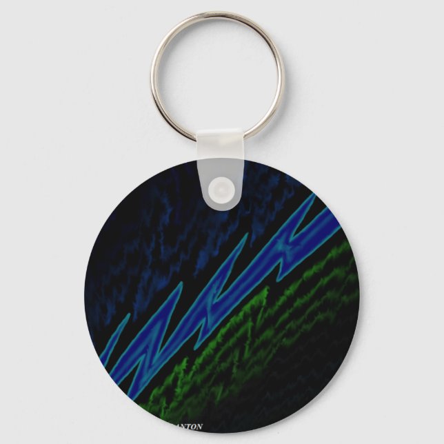 Chaveiro parafuso azul (Frente)