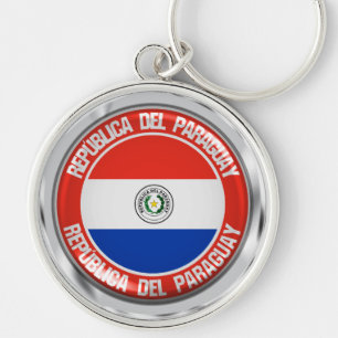 Chaveiro Paraguay Round Emblem