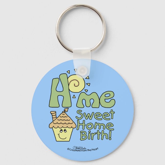 Chaveiro Paraíso em Casa Doce! Casa e sol (Frente)