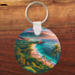 Chaveiro Paraíso Tropical da Ilha de Maui