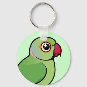Chaveiro Parakeet Rosa-rodeado