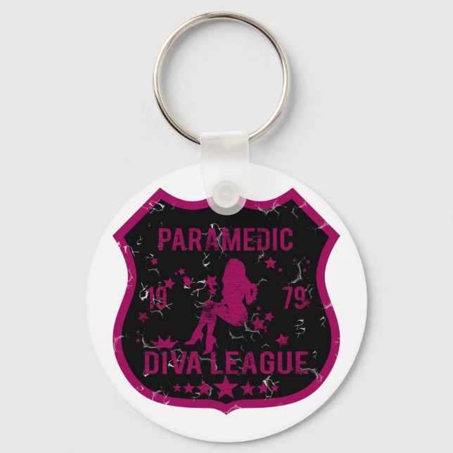 Chaveiro Paramedic Diva League (Frente)