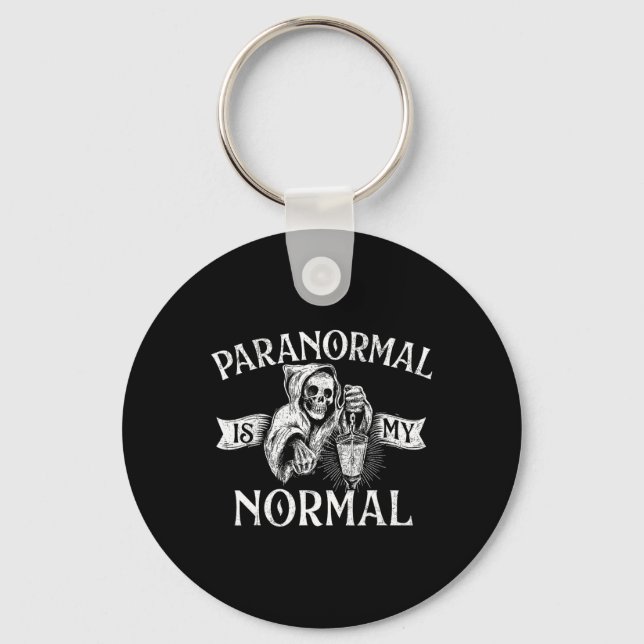 Chaveiro Paranormal É Normal - Fantasma Fantasma Caçando Ha (Frente)