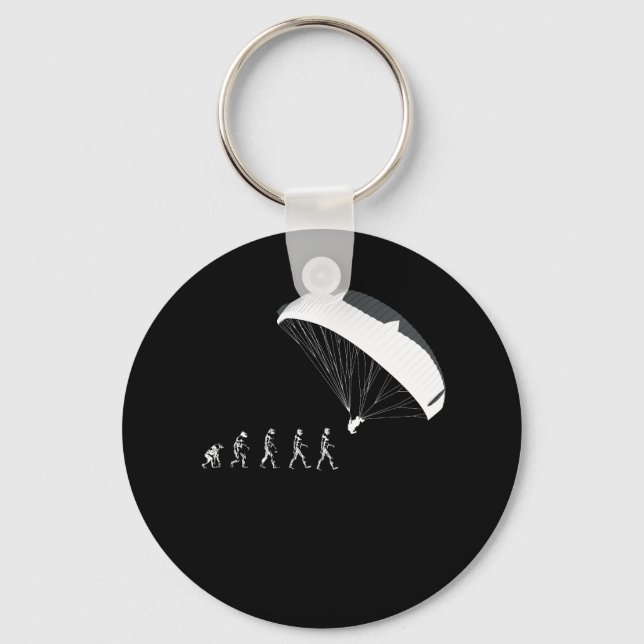 Chaveiro Paraquedas Parapente em Evolução (Frente)