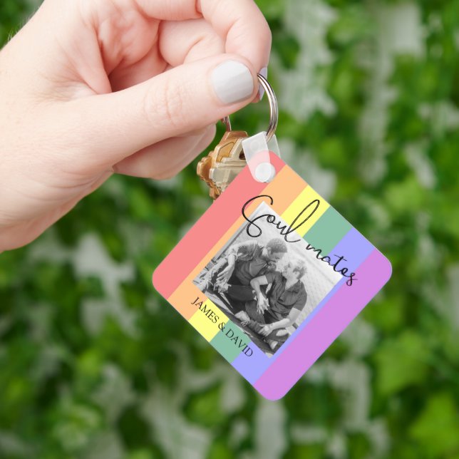 Chaveiro Parceiros Modernos LGBT Foto (Mão)