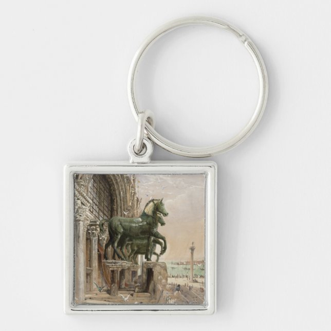 Chaveiro Parcela superior da fachada da igreja de St Mark, (Frente)