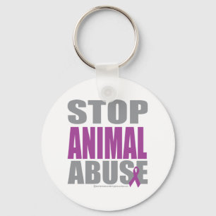 Chaveiro Pare o abuso animal