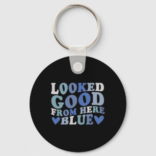 Chaveiro Parecia Bom Daqui Azul Engraçado Softll Mama Mãe G