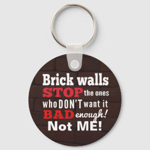 Chaveiro Paredes de tijolos. Obstáculos Determinação