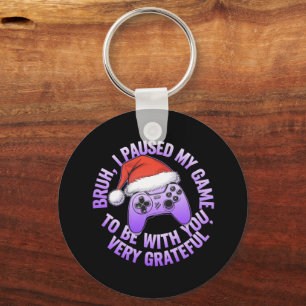 Chaveiro Parei meu jogo para estar com você