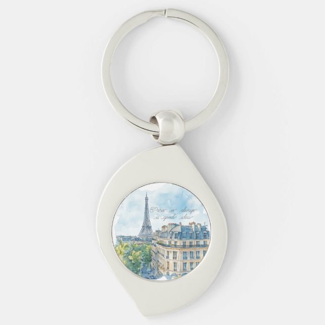 Chaveiro Paris é Sempre Uma Boa Ideia Passaporte (Frente)