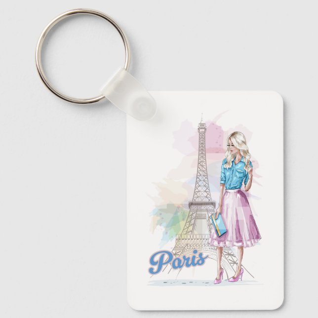 Chaveiro Paris Eiffel Tower sightseeing (Frente)