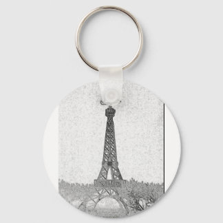 Chaveiro Paris, Texas Eiffel Tower Drawing