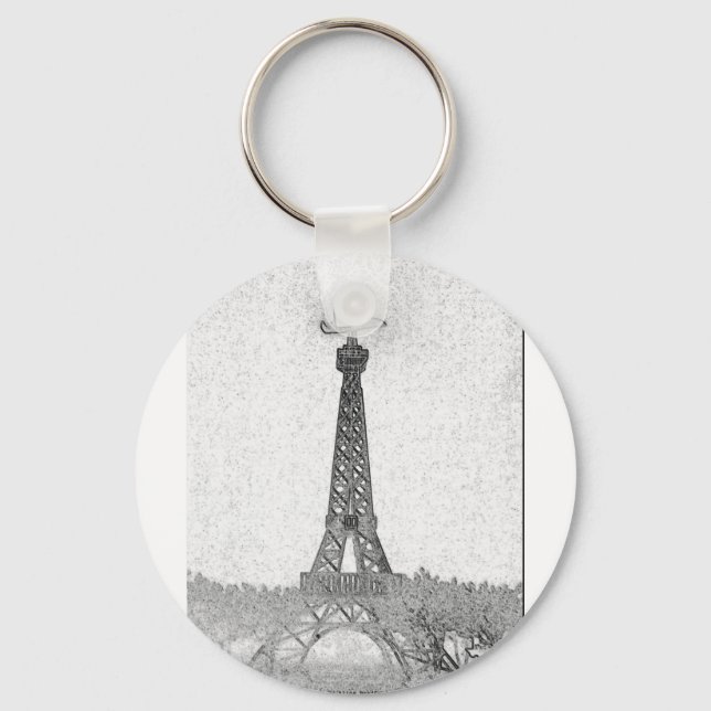 Chaveiro Paris, Texas Eiffel Tower Drawing (Frente)