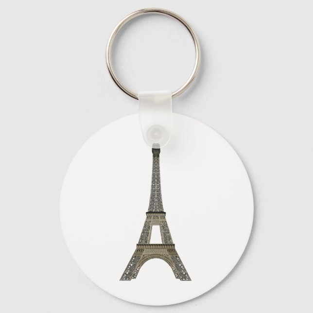 Chaveiro Paris: Torre Eiffel: Desenho vetorial: (Frente)