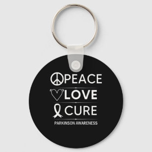 Chaveiro Parkinsons: Sensibilização para a paz, paz e paz
