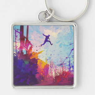 Chaveiro Parkour Urban Free Running Keyring