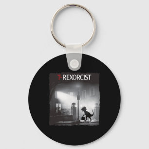 Chaveiro Paródia de Terror de T-rex Engraçado Dinossauro Ha