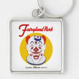 Chaveiro Parque de diversões do Fairyland, Lyons, Illinois,