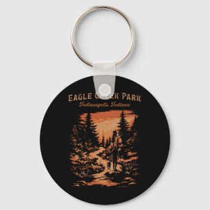 Chaveiro Parque Eagle Creek Indianapolis Indiana Vintage Hi