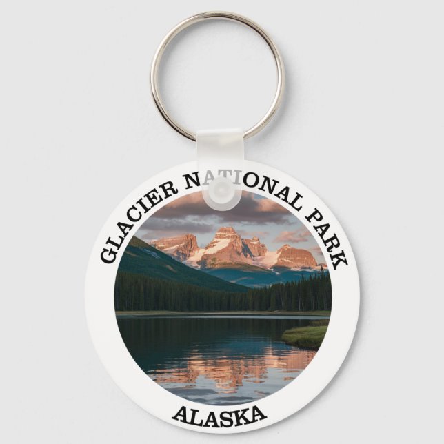 Chaveiro Parque Nacional da Baía de Glacier (Frente)