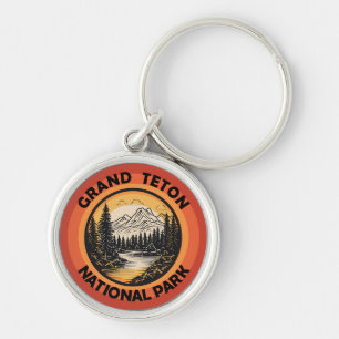 Chaveiro Parque Nacional das montanhas Grand Teton Wyoming