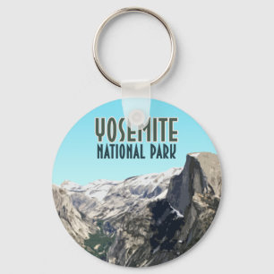 Chaveiro Parque Nacional de Meia-Domo Yosemite, Vintage Sou
