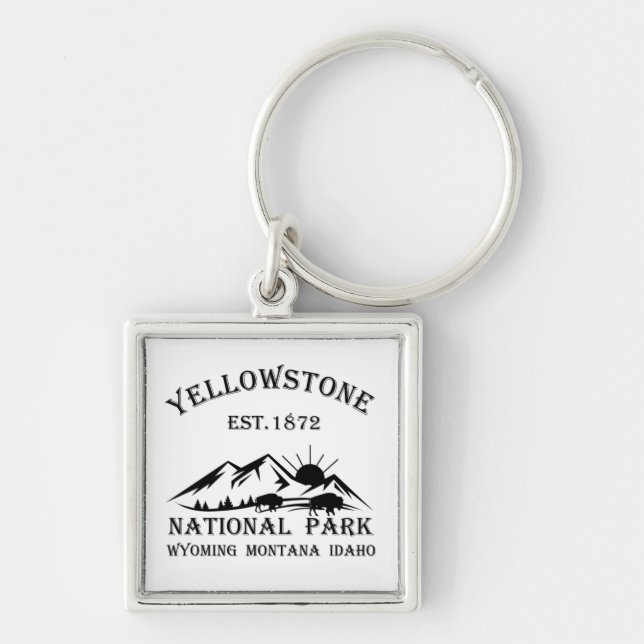 Chaveiro Parque Nacional de Yellowstone (Frente)