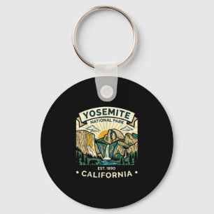 Chaveiro parque nacional de Yosemite design retrô vintage