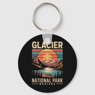 Chaveiro Parque Nacional Glacier Bear Vintage Montana Camin