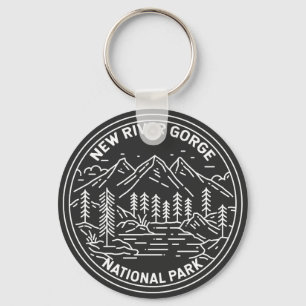 Chaveiro Parque Nacional Monoline New River Gorge