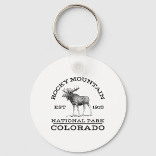 Chaveiro Parque Nacional Rocky Mountain Colorado Alce Camin