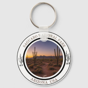 Chaveiro Parque Nacional Saguaro Arizona Deserto Pôr do Sol