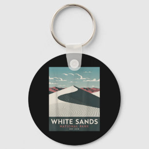 Chaveiro Parque Nacional White Sands Acampamento Vintage Ca