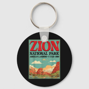 Chaveiro Parque Nacional Zion ao Ar Livre Angels Landing Ut