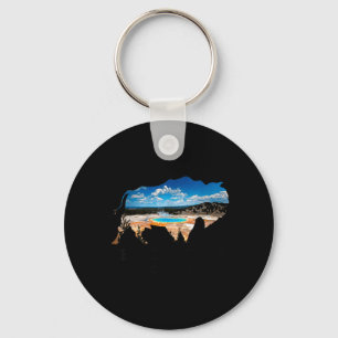 Chaveiro Parques Nacionais de Yellowstone Wyoming Natureza